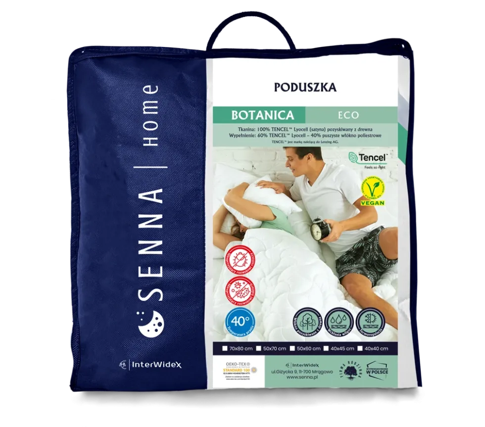 Antyalergiczna Poduszka InterWidex BOTANICA TENCEL