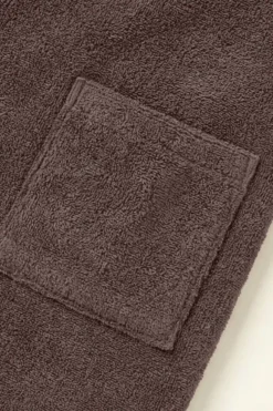 Bawełniany Damski Ręcznik Do Sauny SPA Pareo Brązowy