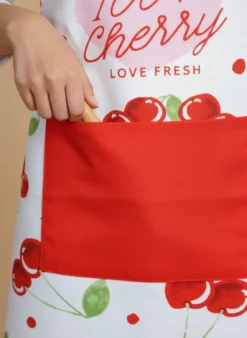 Bawełniany Fartuch Kuchenny CHERRY