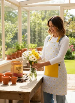 Bawełniany Fartuch Kuchenny DAISY