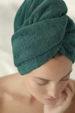 Bawełniany Turban Ręcznik Do Włosów SPA Butelkowy