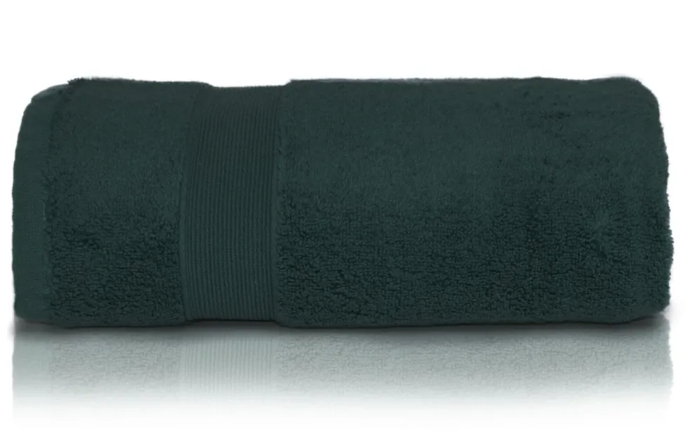 Ciemny Ręcznik Bawełniany Rocco 600g/2 Zielony