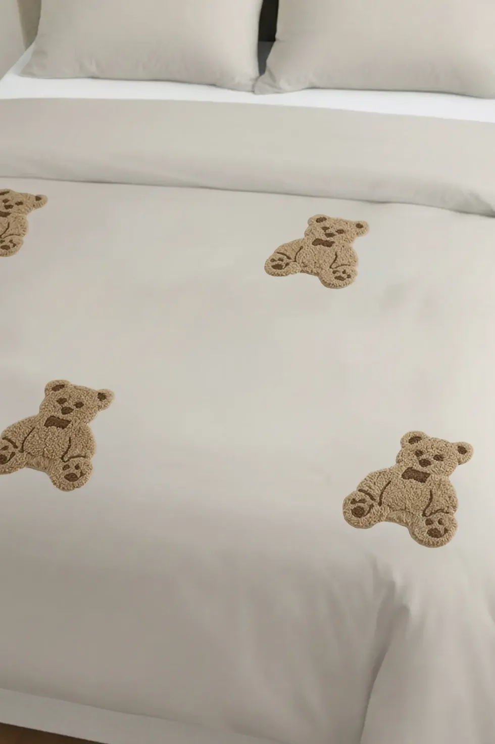 Dekoracyjna Pościel w Misie CUTY Beżowy