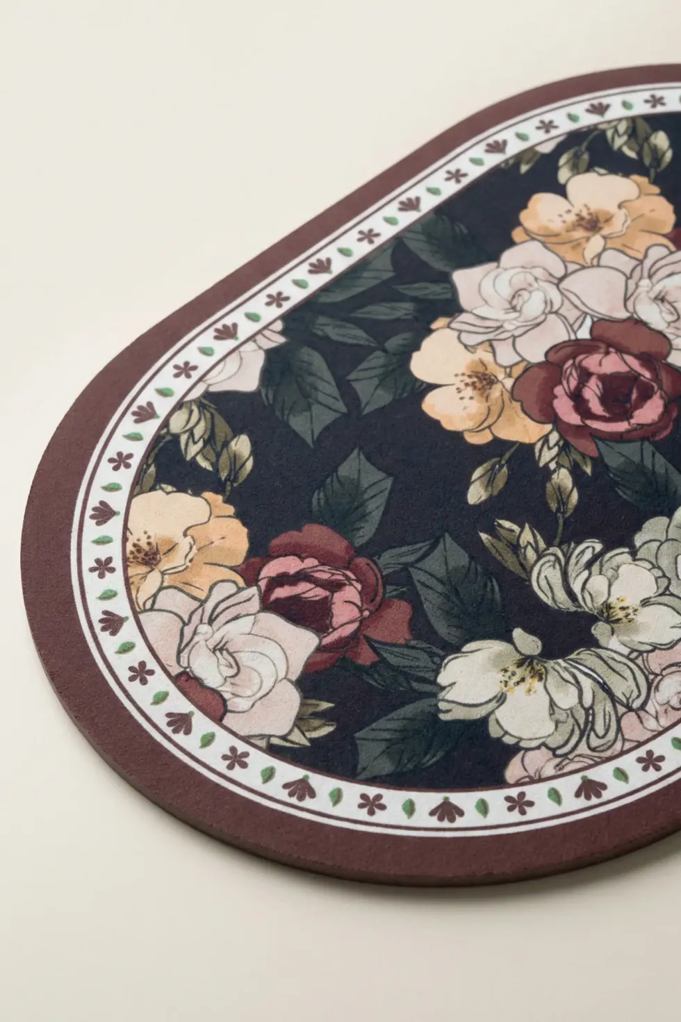 Dywanik Uniwersalny Dekoracyjny FLORAL Dark