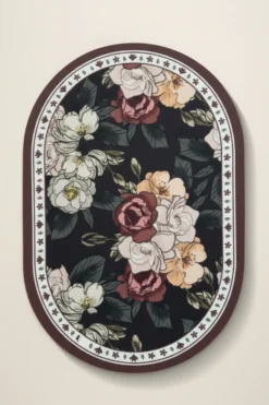 Dywanik Uniwersalny Dekoracyjny FLORAL Dark