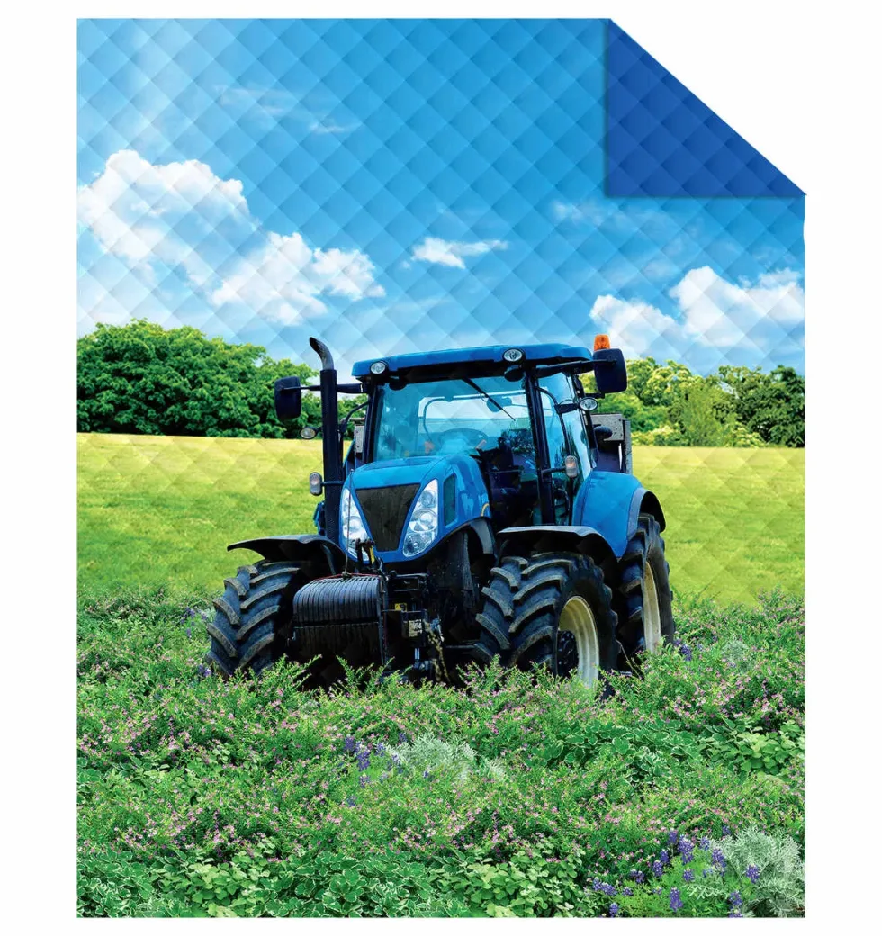 Dziecięca Narzuta Na Łóżko K051 TRAKTOR