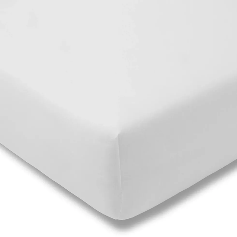 Estella Prześcieradło Z Gumką nr 100 Zwirnjersey Na Wysoki Materac 40 cm Biały