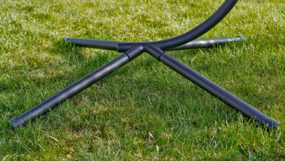 Fotel Ogrodowy Kokon dla 1 osoby 120 kg Pasy - OUTLET Beżowy