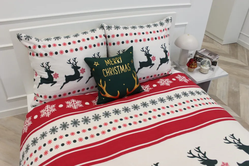 II Gatunek Świąteczna Pościel Bawełniana XMASS 4B