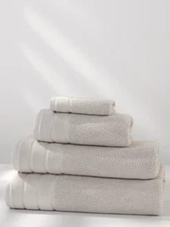Kaszmirowy Ręcznik Bawełniany Loren z Aksamitną Bordiurą 550g/m2