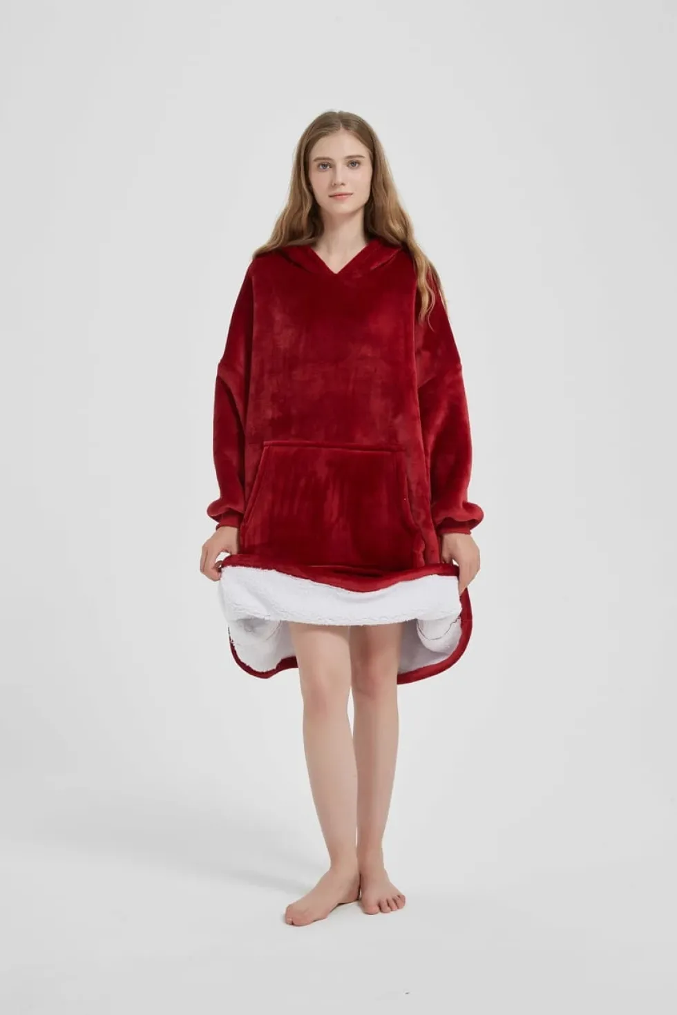 Kocobluza HOODIE Bordowy