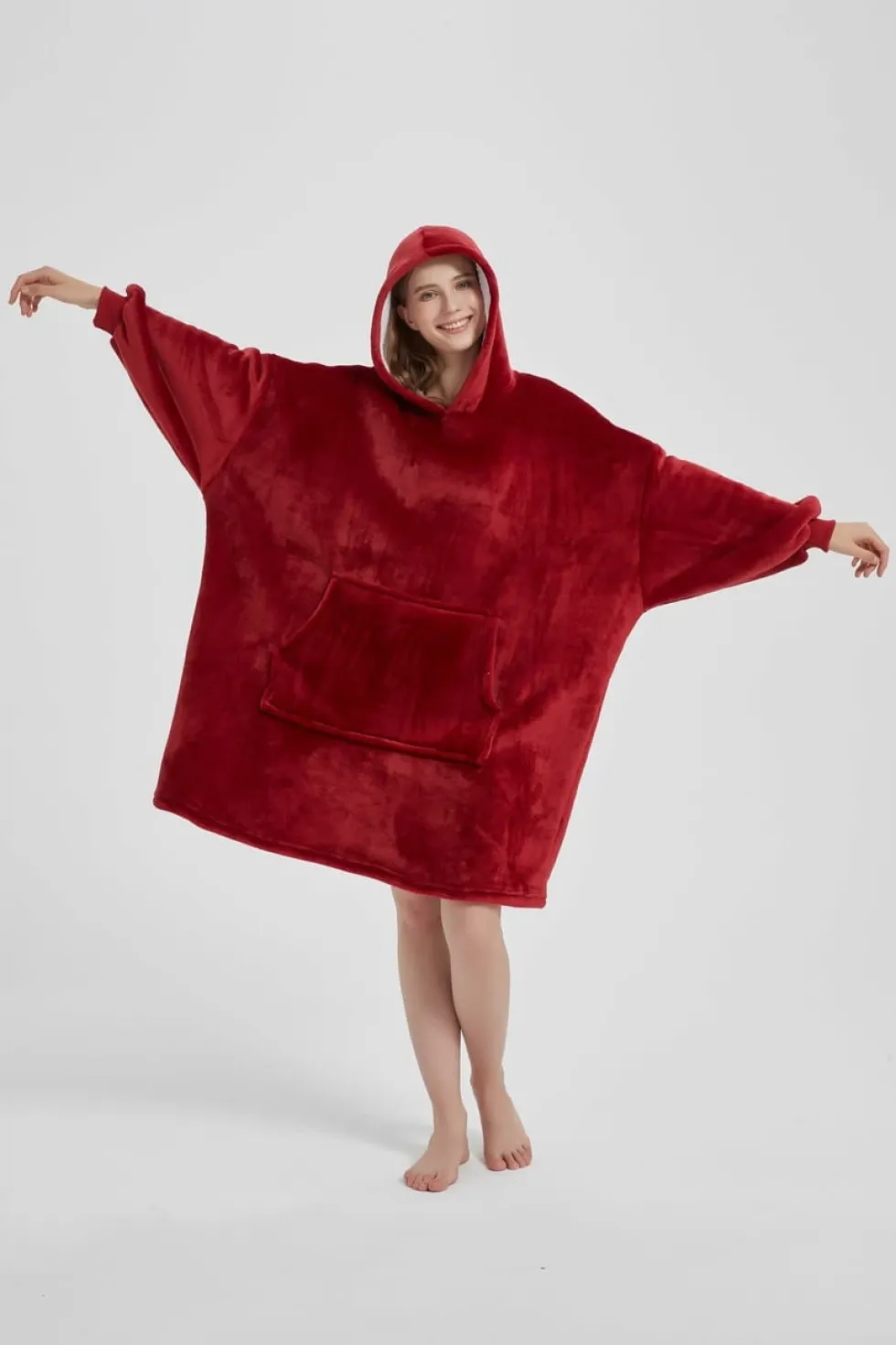 Kocobluza HOODIE Bordowy
