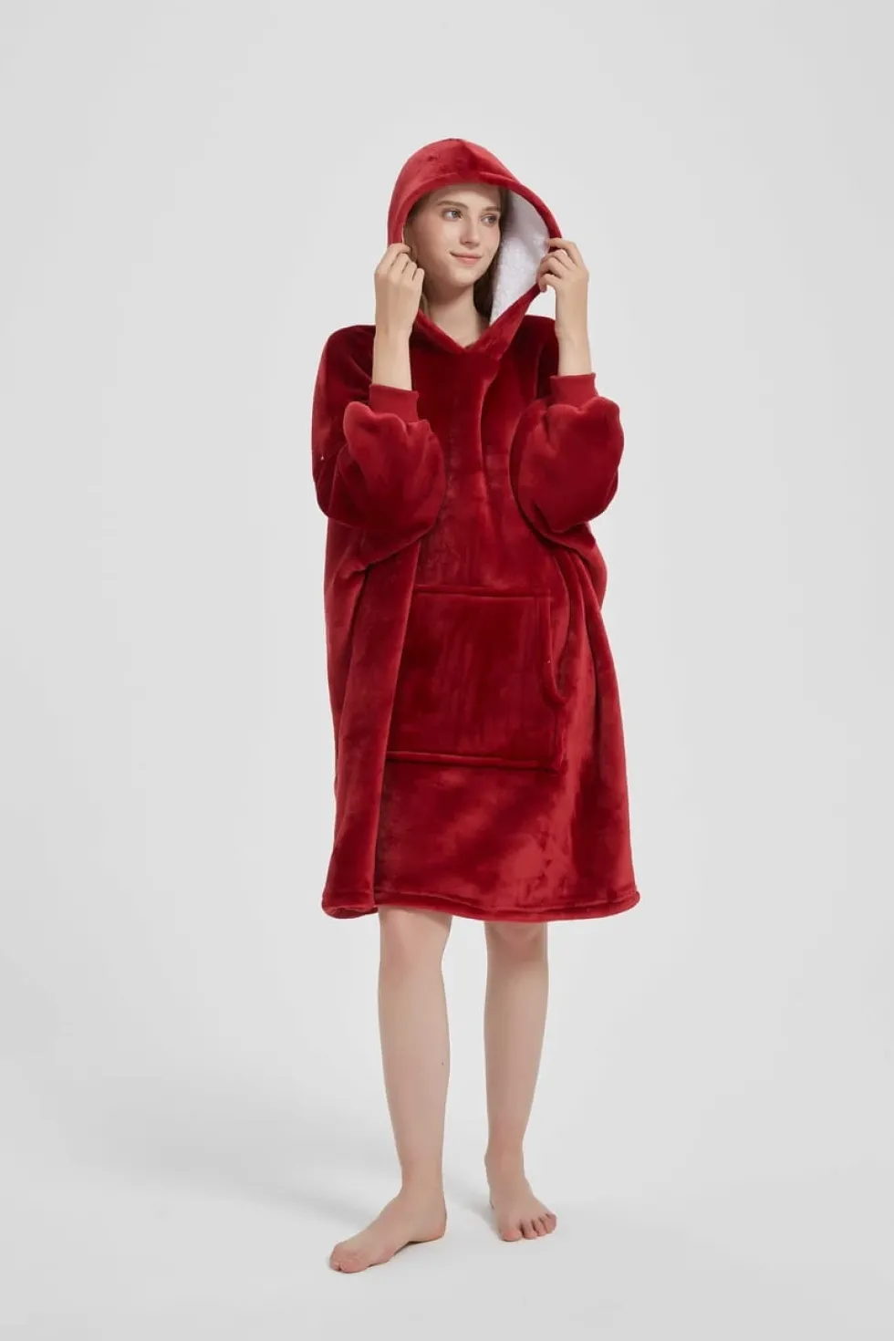 Kocobluza HOODIE Bordowy