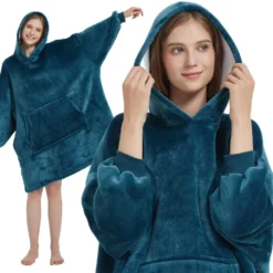 Kocobluza HOODIE Ciemny Turkus