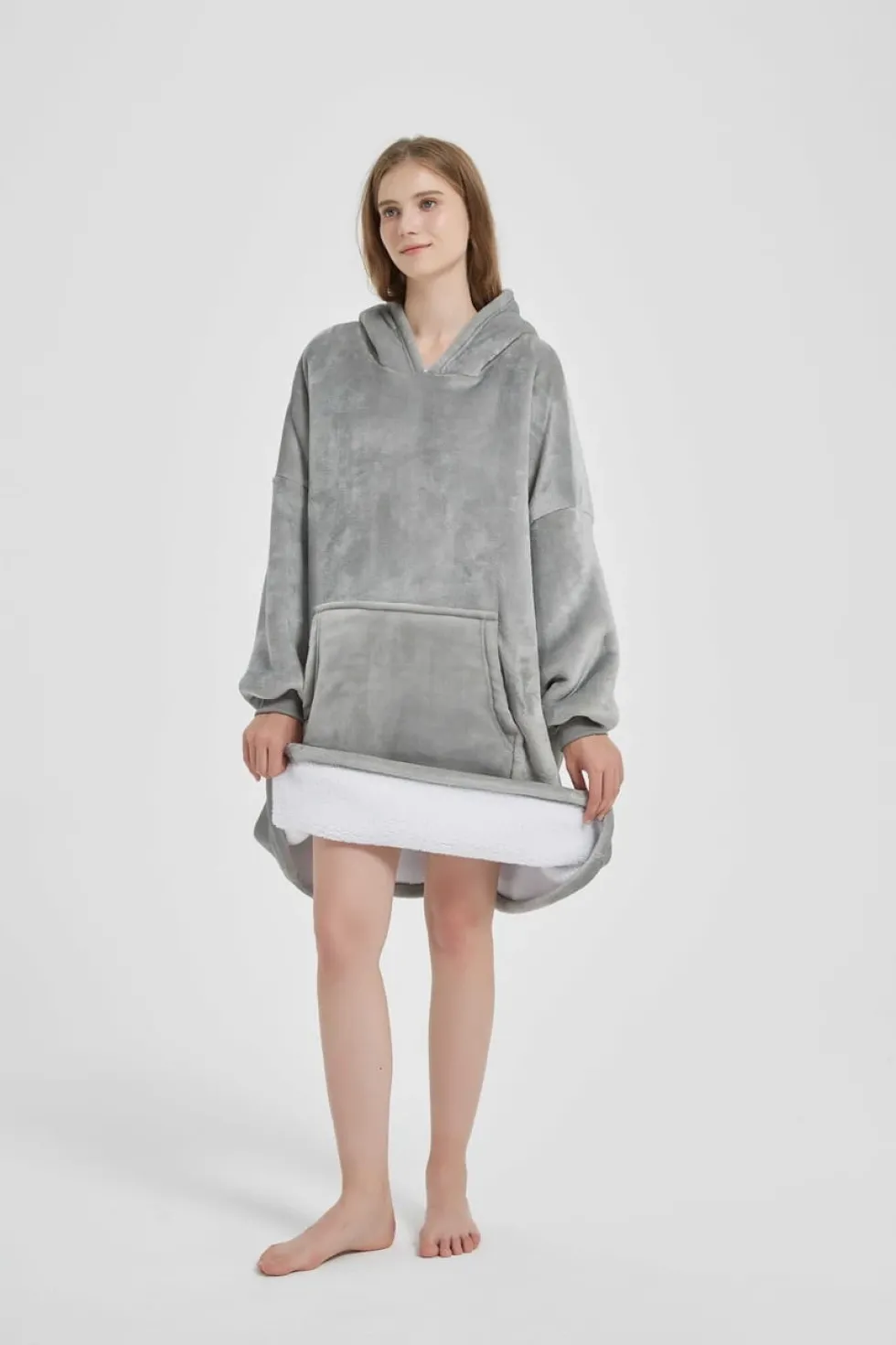 Kocobluza HOODIE Szary