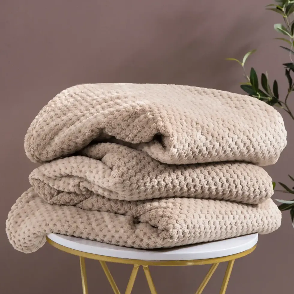 Koc Z Mikrofibry MONTE Taupe