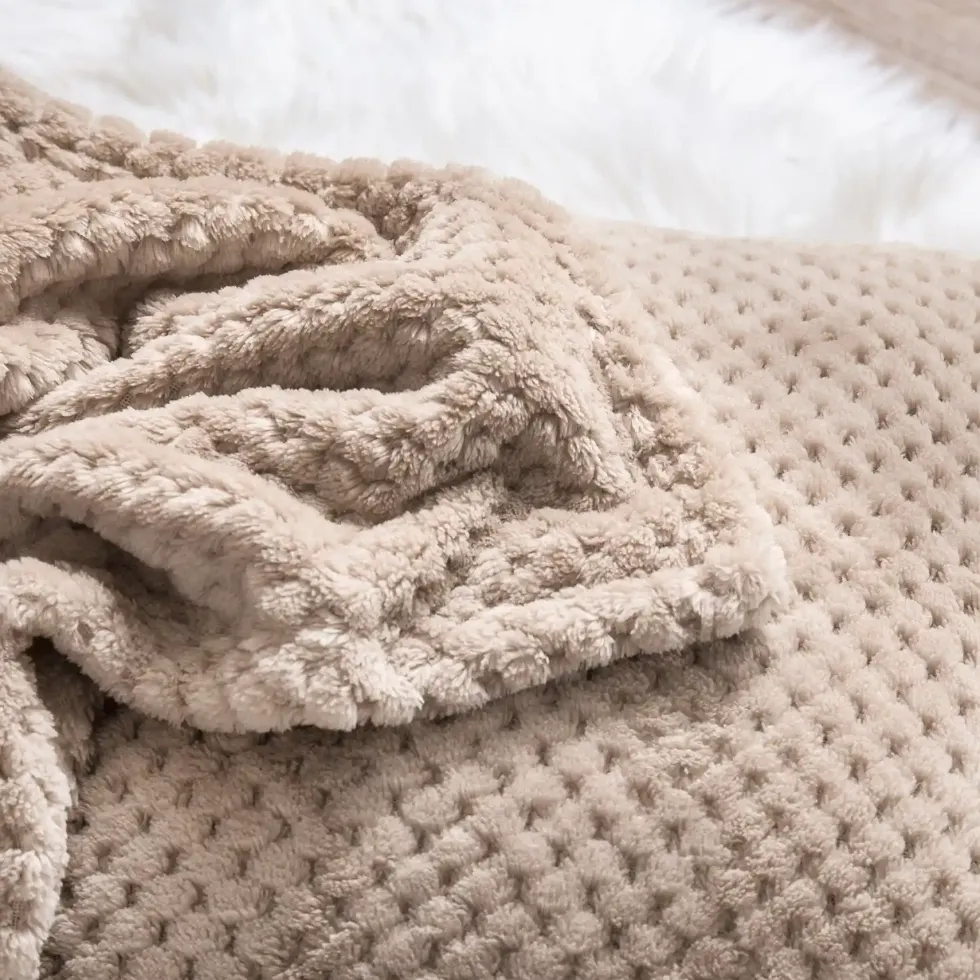 Koc Z Mikrofibry MONTE Taupe