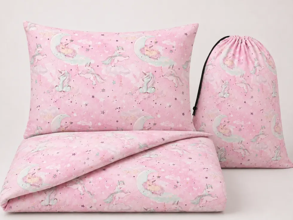Komplet Bawełnianej Pościeli do Przedszkola UNICORN