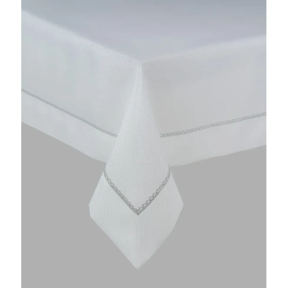Obrus Silver Glamour 391 Biały