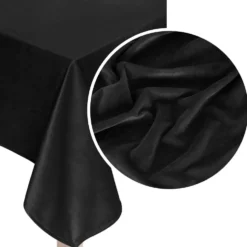 Obrus Welurowy SOFT Czarny