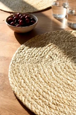 Okrągła Podkładka Kuchenna na Stół NATURAL