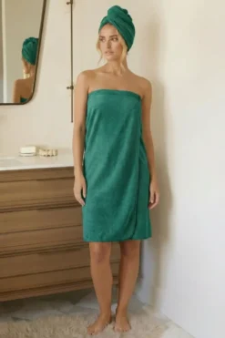 Pareo Damski Ręcznik do Sauny SPA ACTIVE Zielony