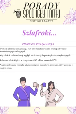 Pasek do Szlafroka Frotte 200x4 Czarny