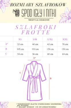 Pasek do Szlafroka Frotte 200x4 Szary