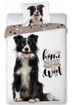 Pościel Bawełniana Dla Dzieci Best Friends 022 Pies Border Collie