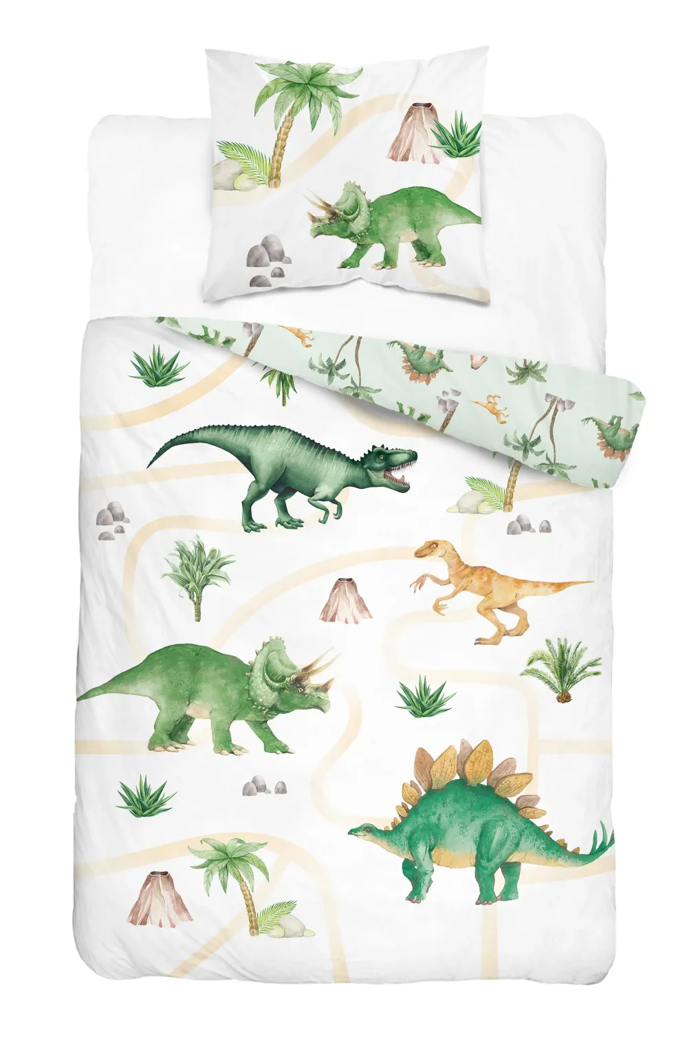Pościel Bawełniana Młodzieżowa Dinozaury 5704A