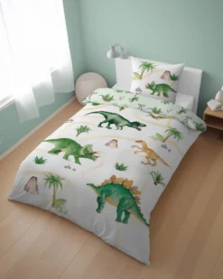 Pościel Bawełniana Młodzieżowa Dinozaury 5704A