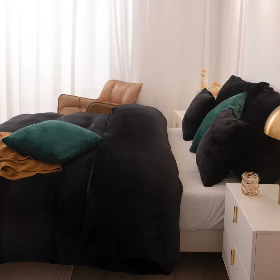 Pościel MIŚ Z Mikrofibry Cozy Czarny