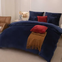 Pościel MIŚ Z Mikrofibry Cozy Granatowy