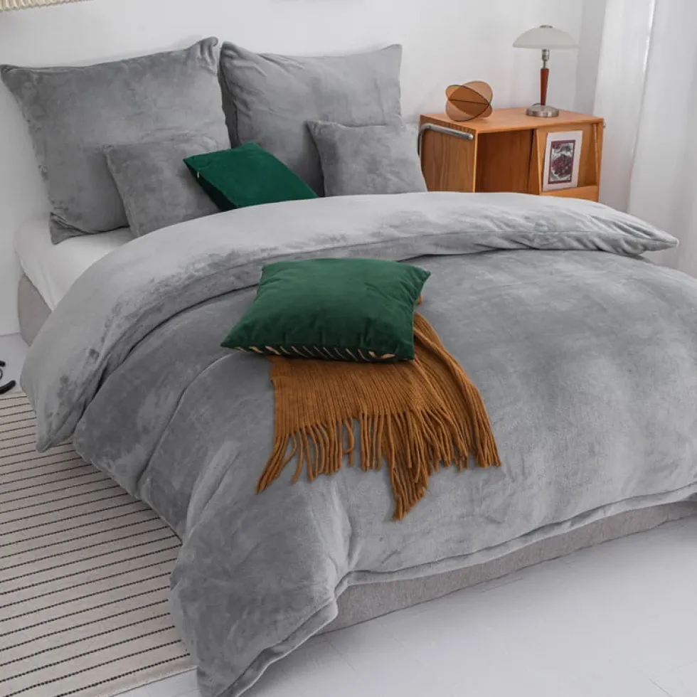 Pościel MIŚ Z Mikrofibry Cozy Szary