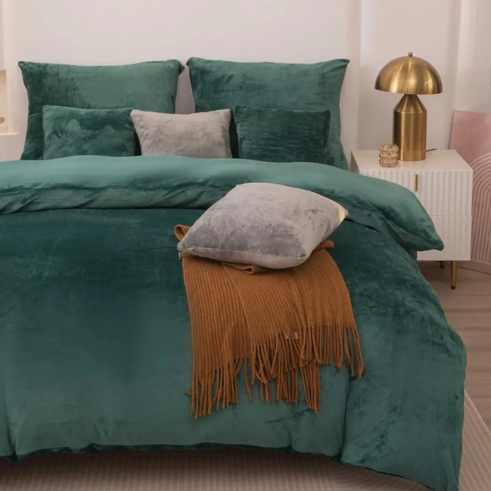 Pościel MIŚ Z Mikrofibry Cozy Zielony