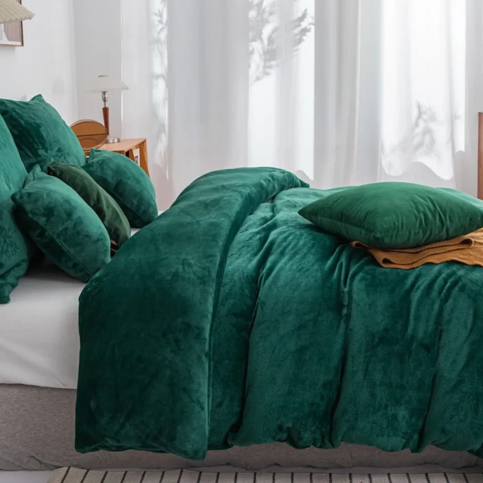 Pościel MIŚ Z Mikrofibry Cozy Zielony