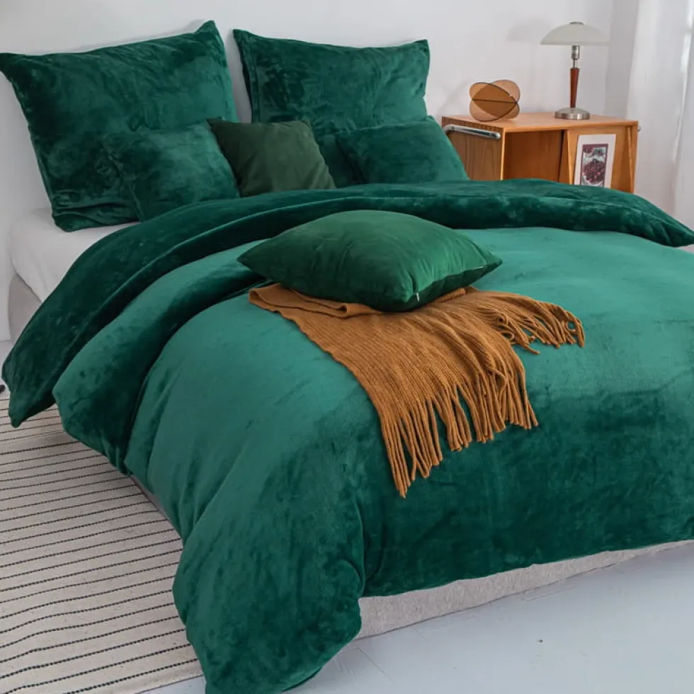 Pościel MIŚ Z Mikrofibry Cozy Zielony