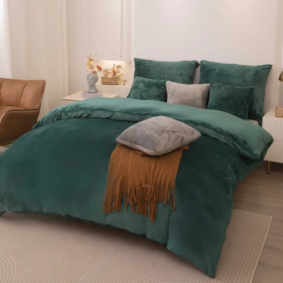 Pościel MIŚ Z Mikrofibry Cozy Zielony