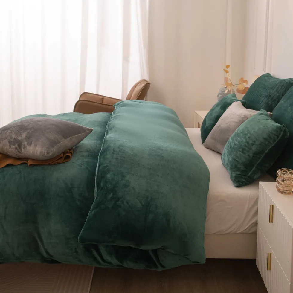 Pościel MIŚ Z Mikrofibry Cozy Zielony