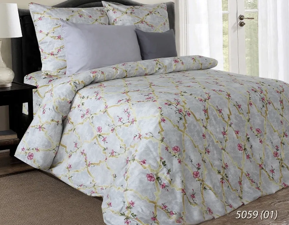 Pościel Satyna Bawełniana Luxury 5059 01