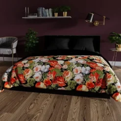 Pościel Satyna Bawełniana Tulipas