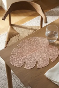 Podkładka Kuchenna na Stół MONSTERA Rose Gold