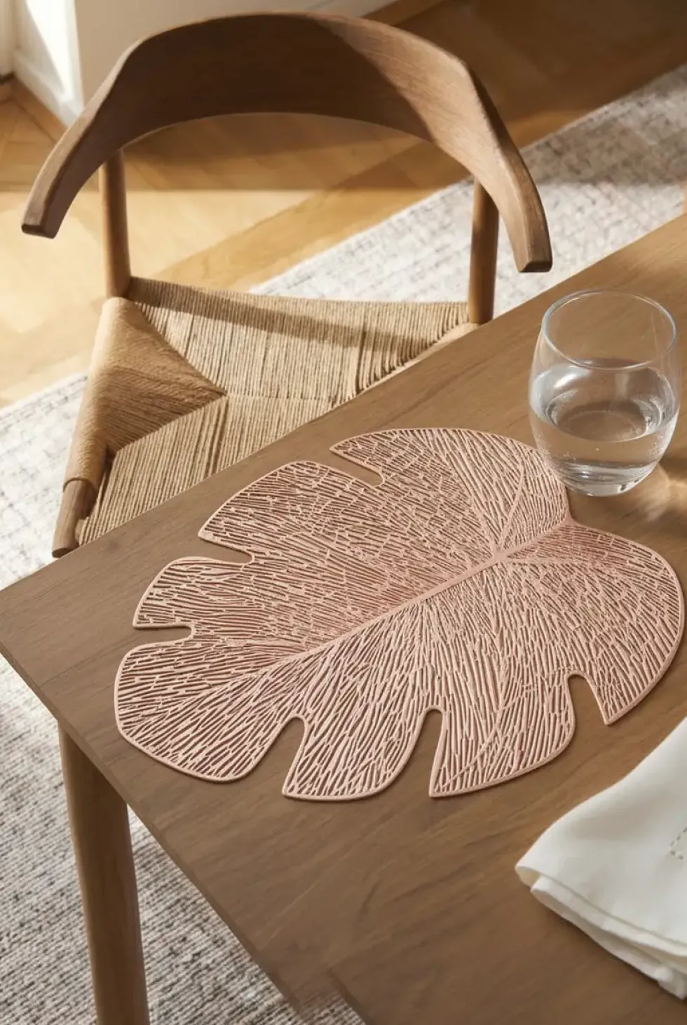 Podkładka Kuchenna na Stół MONSTERA Rose Gold