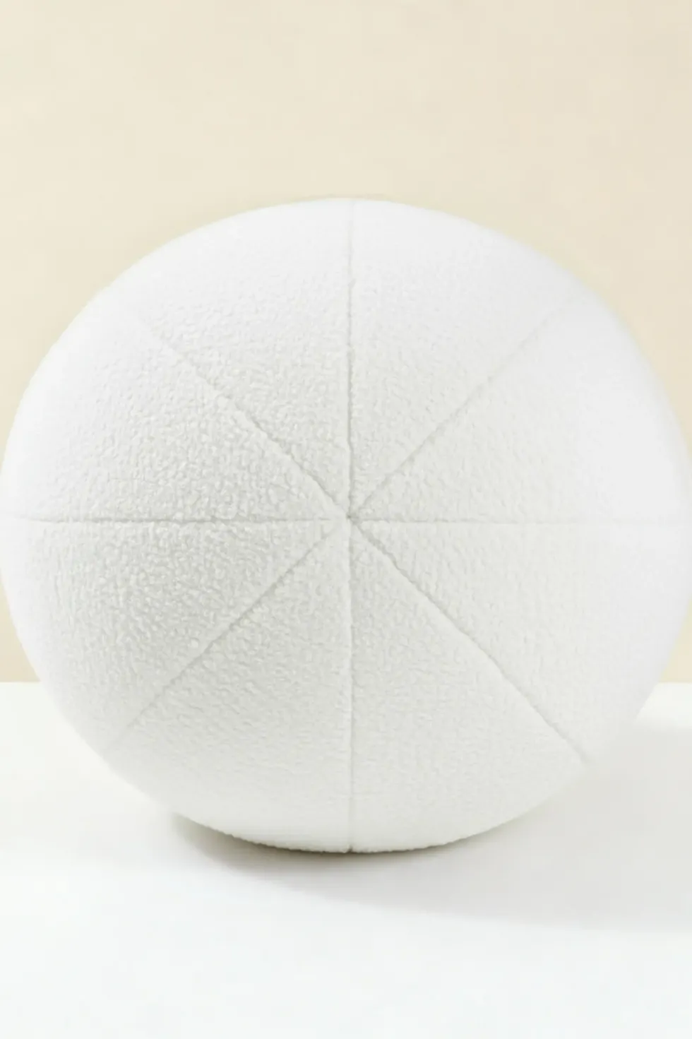 Poduszka Dekoracyjna Kula Boucle 30 cm Biały
