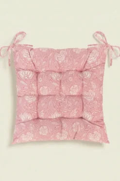 Poduszka Siedzisko Na Krzesło Ogrodowe GAIA Pink Flower Różowy
