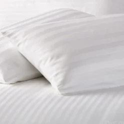 poszewka hotelowa adamaszek 2cm zamek Biały