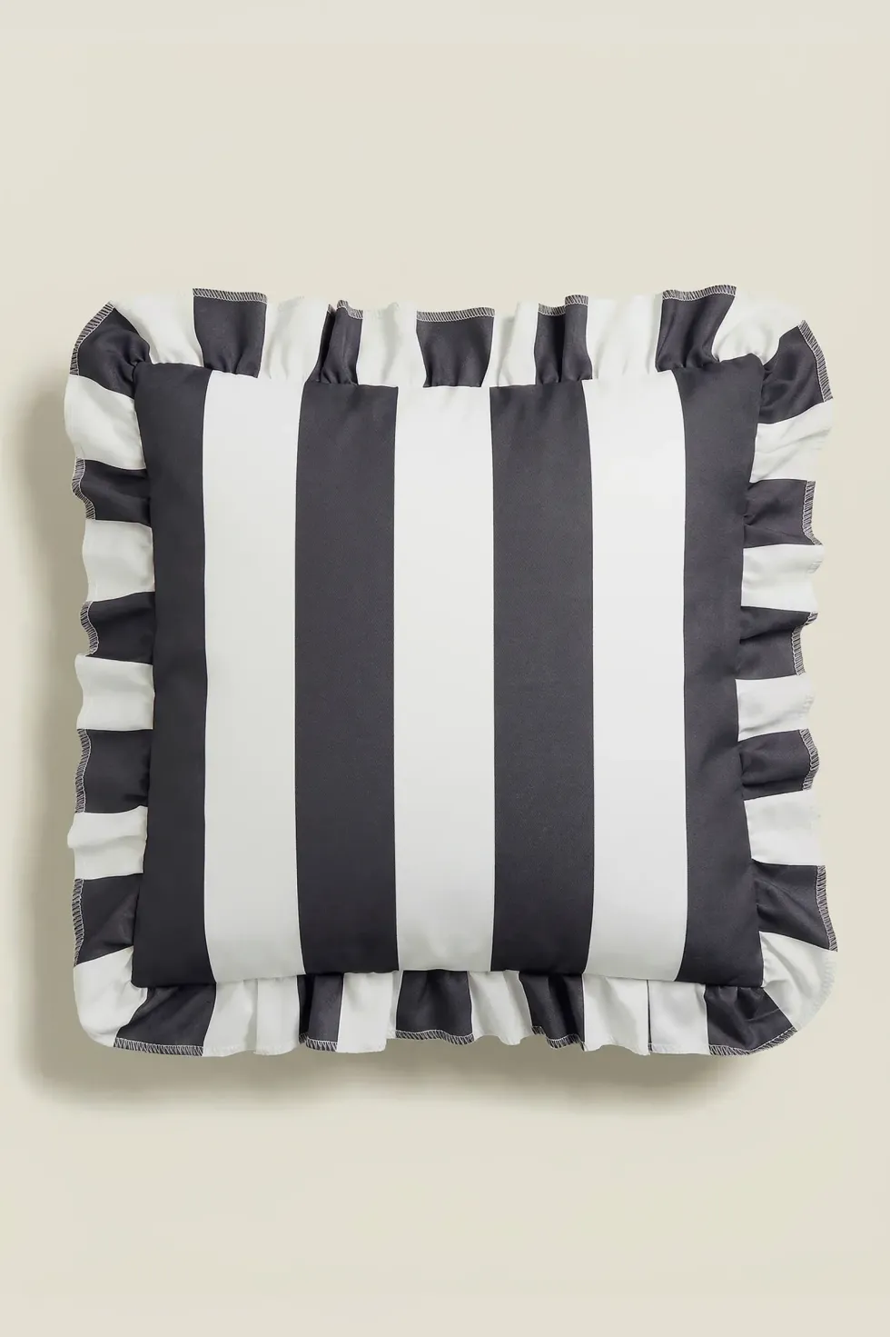 Poszewka Ogrodowa STRIPES Grafitowy
