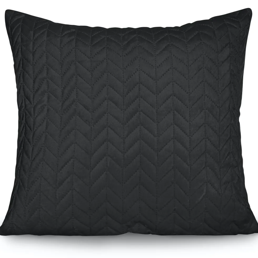 Poszewka Velvetowa Do Narzuty MOXIE Czarny