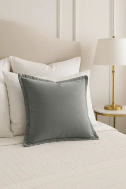 Poszewka Velvetowa Do Zasłony SOFT Szary