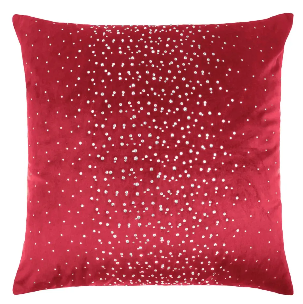 Poszewka Velvetowa SHINY Czerwony